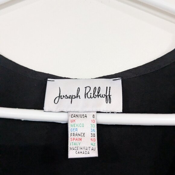 Joseph Ribkoff Madde in Canada Sleeveless Dress Black Size 8 - Picture 3 of 5